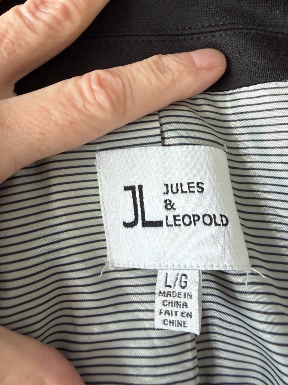 Jules & Leopold Black Blazer L - Picture 5 of 6